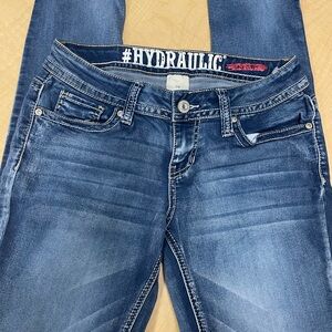 Hydraulic Women's Dark Blue Skinny Jeans 7/8